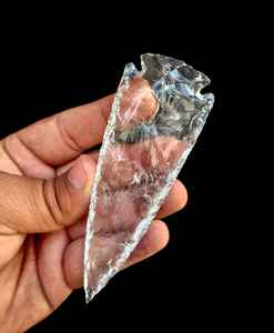 Collection de verre artistique façonné à la main : Points rituels et lunes croissantes - Product Image 2