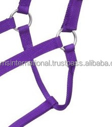 Halter cheval en nylon équestre de haute qualité Logo personnalisé S-S en cuir raccord disponible dans toutes les couleurs pour l'équitation - Product Image 4