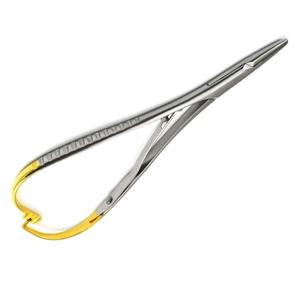 Portaagujas Quirúrgico Mathieu de Acero Inoxidable Dorado 200mm 20-422-200 Herramienta de Sutura de Precisión Manual Hermann Meditech Grado Profesional - Product Image 4