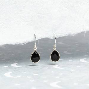 White Labradorite Heat Treated Jade Sterling Silver Drop <b>Earrings</b> Natural Stone Trendy Wedding Engagement Anniversary Party - Product Image 1