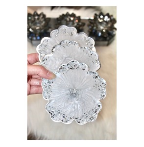 Handmade Resin <b>Epoxy</b> Coaster Set Luxury Design Lightweight Home Decor Dining <b>Table</b> Gift From Indiaby HWC - Product Image 3