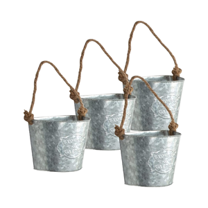 Pot de fleurs mural en fer rétro en forme de demi-cercle, jardinière murale vintage pour balcon, salon, décoration de jardin - Product Image 1