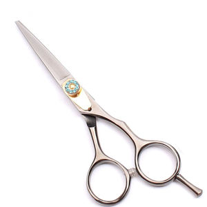 Ciseaux de barbier professionnels en acier inoxydable avec lame tranchante pour les fournitures de salon de coiffure et la coupe de cheveux - Product Image 3