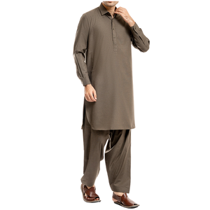 Mode estivale 2024 HN Impex : Shalwar Kameez pakistanais pour homme, costumes de mariage et de l'Aïd, Kurta Panjabi, décontracté et réversible - Product Image 4