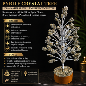 Árbol de Pirita Natural, Árboles de Cristal Hechos a Mano, Decoración para el Hogar, Cristales Curativos, Decoración, Meditación, Regalo de Reiki, Venta al por Mayor - Product Image 2