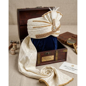 Turbante Kilangi Tradicional Hecho a Mano, Chapado en Oro, para Novios, Joyería de Moda Masculina para Bodas - Product Image 2