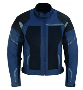 เสื้อแจ็คเก็ตมอเตอร์ไซค์พรีเมียมสั่งตัดพิเศษ ไซส์ใหญ่ ผ้าคอร์ดูร่า พร้อมอุปกรณ์ป้องกัน กันลม เสื้อแข่งมอเตอร์ไซค์ - Product Image 1