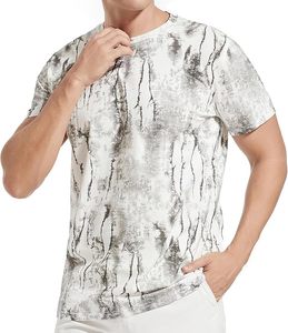 Camiseta Casual de Manga Corta para Hombre, 100% Algodón Tejido, Estampada, con Características Anti-Pilling y Ecológicas, Precio al por Mayor, Bangladesh - Product Image 1