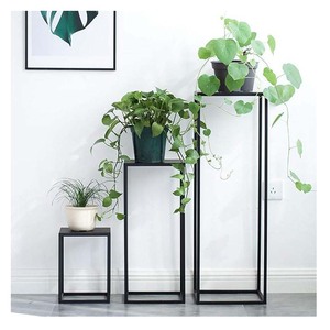 Soporte de flores negro multiusos para interiores, tamaño personalizado, hogar, oficina, boda, decoración, maceta con fragancia Natural - Product Image 1