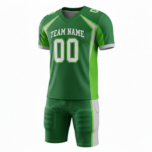 <b>Top</b> Trending American Football Uniform Set in <b>Maroon</b> with Beige Color Available in Custom Colors and Custom Sizes - Product Image 4