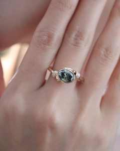 Anillo de boda unisex certificado de plata de ley S925 chapada en plata con moissanita engastada con garra de alambre estilo chino - Product Image 4