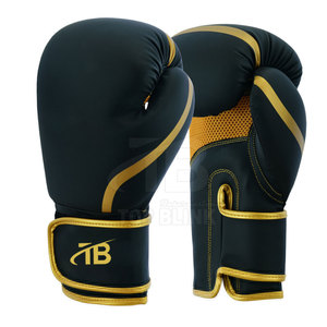 Comfortable Leather Boxing <b>Gloves</b> for Adult Use Factory Made Moisture Wicking Hook & Loop Closure - Product Image 2