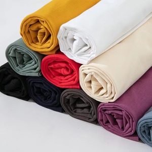 เสื้อยืดคอกลมแขนสั้นผู้ชาย ผ้าฝ้าย 100% สีพื้น ทรงปกติ สไตล์ลำลอง ผ้าถักย้อมสีเรียบ ดีไซน์เรียบง่าย - Product Image 4