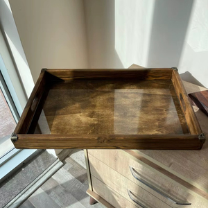 Plateaux de service en bois : Personnalisez chaque réunion avec des designs uniques, parfaits pour les cadeaux et les événements - Product Image 1