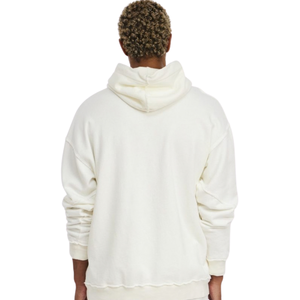 Sweat à capuche uni pour homme avec cordon de serrage, poche kangourou, poignets côtelés, coupe classique, personnalisable, vente en gros, fabricant OEM, fournisseur X - Product Image 3