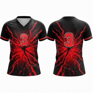 เสื้อวอลเลย์บอลผ้าสเตรชระบายอากาศได้ดี สำหรับสโมสรกีฬา ผลิตเสื้อวอลเลย์บอลแบบสั่งทำได้ตามต้องการ ขั้นต่ำในการสั่งซื้อน้อย - Product Image 1
