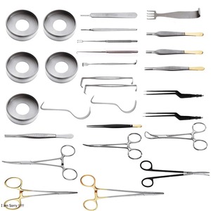Juego de 28 Instrumentos de Cirugía Plástica Azicon para Rinoplastia, Osteótomos de Acero Inoxidable, Cinceles, Limas, Pinzas, Tijeras - Product Image 5