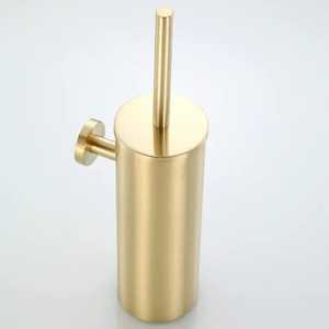 Chrome Stainless Steel Toilet <b>Brush</b> Holder Set Hollow Square Pattern Bathroom Commode Spare Roll Paper Stand Holder - Product Image 3