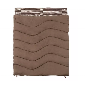 Sac de couchage rectangulaire double confortable en polyester, 3 saisons, hiver, randonnée et camping, capacité 2 personnes, exporté du Bangladesh - Product Image 3