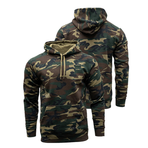 Wholesale Oversized Camouflage Hoodie For Men Women Casual Wear Pullover Long Sleeve Heavyweight Camo Hoodie - Product Image 1