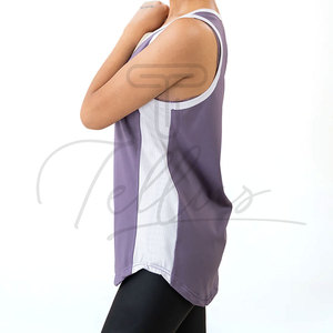Camiseta sin mangas para mujer, de alta calidad, con impresión de logotipo personalizado, ropa deportiva, chaleco para gimnasio. - Product Image 2