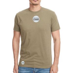 T-shirt ajusté pour homme NEXT LEVEL, vert olive, T-shirts NEXT LEVEL pour homme, T-shirt unisexe à col rond en CVC Triblend - Product Image 1