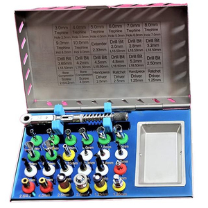 ชุดอุปกรณ์ฝังรากฟันเทียมระดับมืออาชีพ ชุดเครื่องมือผ่าตัดครบชุด สำหรับการฝังรากฟันเทียมอย่างแม่นยำ และขั้นตอนการรักษาทางทันตกรรม - Product Image 5