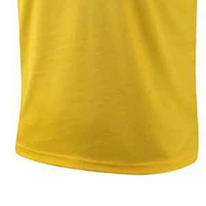Camiseta de Baloncesto Personalizada, Amarilla con Detalles en Morado, Estilo Retro, Sin Mangas, Deportiva, al por Mayor - Product Image 6
