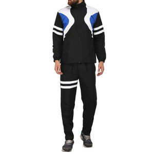 Ensemble 2 pièces coupe-vent homme respirant style streetwear avec blocs de couleur, design personnalisé, vente en gros - Product Image 1