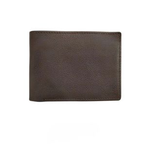 Men's Navy Blue <b>Pebble</b> Grain Leather Wallet Fashion Bifold Cash Pocket Center ID Window Flap Credit Card Multi Slots Smart Purse - Product Image 5