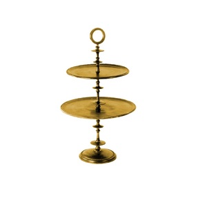 Soporte de metal de 3 niveles para pasteles, fabricado al por mayor, con base estable para pasteles grandes de celebración y arreglos de postres para fiestas - Product Image 5