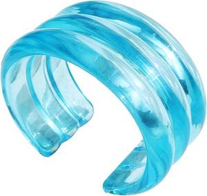 Brazalete de Resina Colorido, Joyería Hecha a Mano, Accesorio de Moda para Mujer, Diseño Personalizado, Venta al Por Mayor, Regalo para Fiestas - Product Image 4