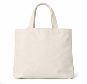 Custom your own Logo Natural Cotton Canvas <b>Medium</b> Shoulder Length Handle Reusable Cartoon Pattern Beach Shopping <b>Bags</b> - Product Image 5