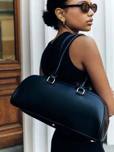 Women Genuine <b>Leather</b> ladies <b>Bag</b> With Adjustable Strap Solid Color Luxury Daily Use Hasps Closure <b>Soft</b> Handle Durable - Product Image 2