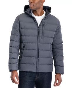 เสื้อแจ็คเก็ตและเสื้อโค้ทผู้ชายแบบกำหนดเอง เสื้อโค้ทกันหนาวแฟชั่นหนังแบบสปอร์ต เสื้อโค้ทพัฟเฟอร์ไซส์ใหญ่ เสื้อโค้ทลำลองแบบบับเบิ้ลสำหรับผู้ชาย - Product Image 3