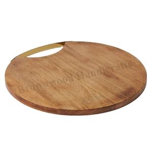 Planche à découper en bois d'acacia faite à la main au design unique Vente à chaud de bonne qualité pour la cuisine Exportateur indien à bas prix Vente - Product Image 4