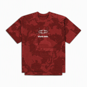 Camiseta de Camuflaje Negra para Hombre, Manga Corta, Cuello Redondo, Diseño Estampado, Corte Regular, Ropa Casual - Product Image 4