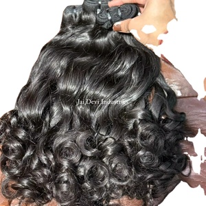 Raw Hair Natural Indian Wavy Hair <b>Extensions</b> No Tangle No Shedding 100% Raw Hair - Product Image 1