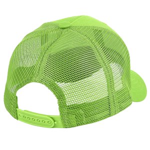 Casquette Trucker en Maille Verte 6 Panneaux Réglable à Fermeture Snapback Respirante Imperméable Décontractée Unisexe Adulte pour Toutes Saisons Extérieur - Product Image 4