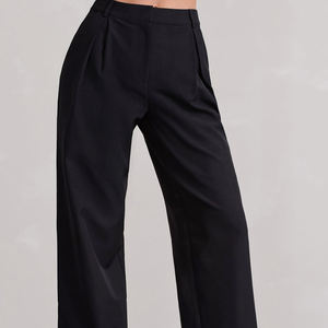 Pantalones Acampanados de Mujer 2026 de Cintura Alta, Moda Urbana, Pantalones Largos de Pierna Ancha para Otoño, Fabricante de Pantalones - Product Image 2