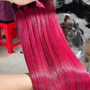 Perruques vietnamiennes ultra-lisses de qualité supérieure, lots de mèches résistantes, super double drawn, sans colle, avec dentelle HD complète, cuticules alignées, cheveux Remy vierges - Product Image 1