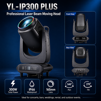 Projecteur laser mobile 300W IP66 étanche pour extérieur avec DMX512 RDM, faisceau de 1,8 degré pour concerts, événements, éclairage de scène et spectacles