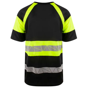 Hochwertige Herren Reflektierende Sicherheits-Konstruktions-Kurzarm-T-Shirts mit Hoher Sichtbarkeit für Bauarbeiter - Product Image 5