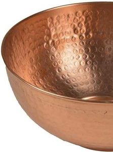 อ่างแช่เท้าทองแดงโบราณลายตอก ดีไซน์หรูหรา สำหรับแช่เท้าและนวดเท้า เหมาะสำหรับใช้ในร้านเสริมสวย - Product Image 4