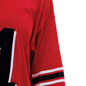 Custom Women Oversized Mesh American Football Jersey Tee OEM Two Tone Sports Streetwear V Neck Graphic Team Fashion Sports Top - Product Image 5