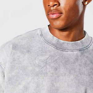 Sudadera de Invierno con Lavado Ácido, Sudadera de Color Sólido con Lavado Ácido, Ropa de Moda, Sudadera con Lavado Ácido - Product Image 6