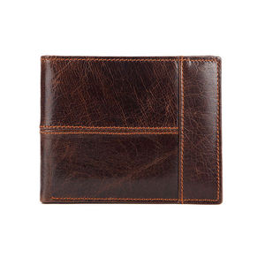 RAHRAJ ENTERPRISES Cartera de Cuero Negra, Tarjetero Bifold, Estuche para Pasaporte de Viaje, Elegante Cartera de Hombre de Cuero Genuino, Pakistán - Product Image 2