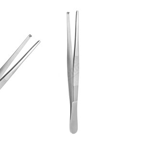 Pince à épiler dentaire 14cm 1x2 pinces à tissu pince à épiler dentaire en acier inoxydable pince à épiler dentaire autoclavable coton tenant le Pakistan - Product Image 1