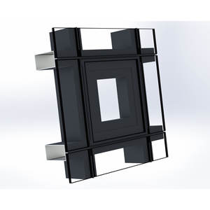 Profilé de mur-rideau en aluminium architectural Fravi pour façade en verre de bâtiments de grande hauteur - Product Image 6