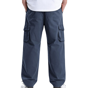 Wholesale <b>Men</b> Cargo <b>Trousers</b> Custom Multi Pocket Utility Casual Pant <b>Elastic</b> Waist OEM ODM Clothing Manufacturing Factory Custom - Product Image 5